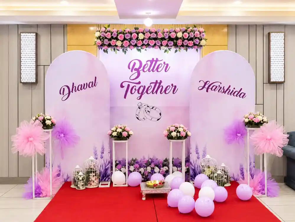 Lavender Better Together Engagement Setup
